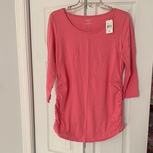 Motherhood Coral Long Sleeve Top